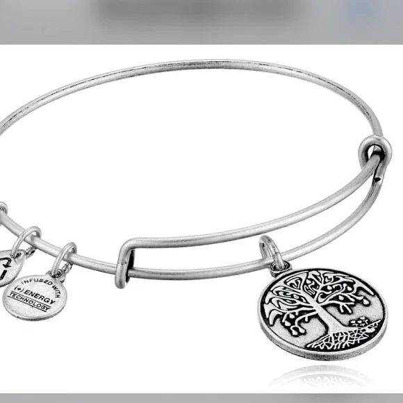 Alex and Ani Tree of Life Charm Bangle Bracelet - Picture 4 of 4